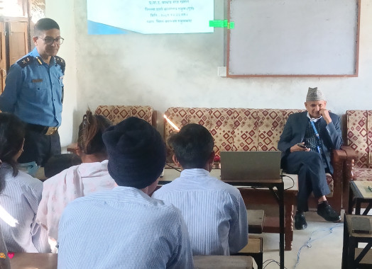 सिस्ने शिक्षा क्याम्पसमा लागू औषध सम्बन्धी अभिमुखीकरण कार्यक्रम