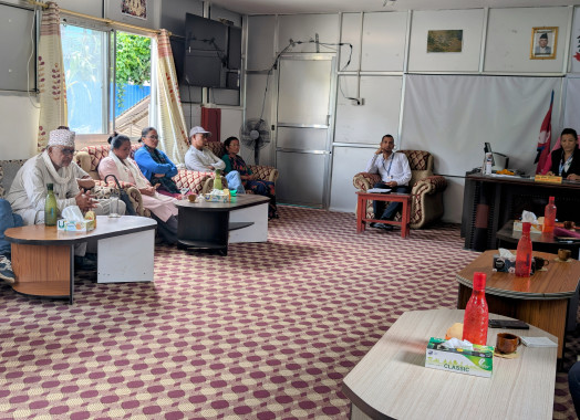 जिल्लास्थित क्रियाशिल राजनीतिक दलहरुबिच छलफल
