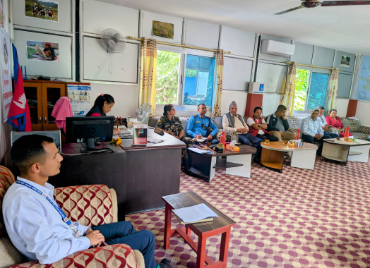 जिल्लास्थित क्रियाशिल राजनीतिक दलहरुबिच छलफल