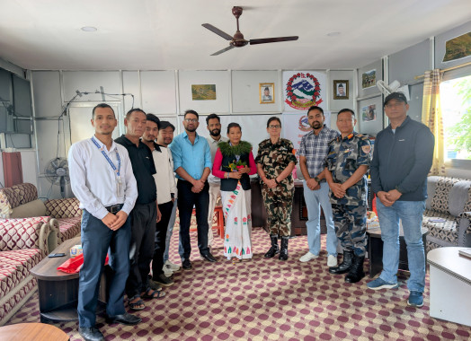 जिल्लास्थित उद्योग वाणिज्य सङ्घका पदाधिकारीहरुबिच छलफल पश्चात