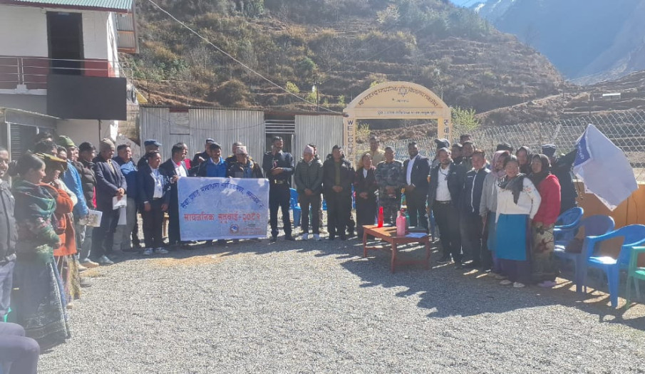 पुथा उत्तरगंगा गाउँपालिकामा लागू औषध नियन्त्रण, सुशासन र सेवा प्रवाह सम्बन्धी अभिमुखिकरण