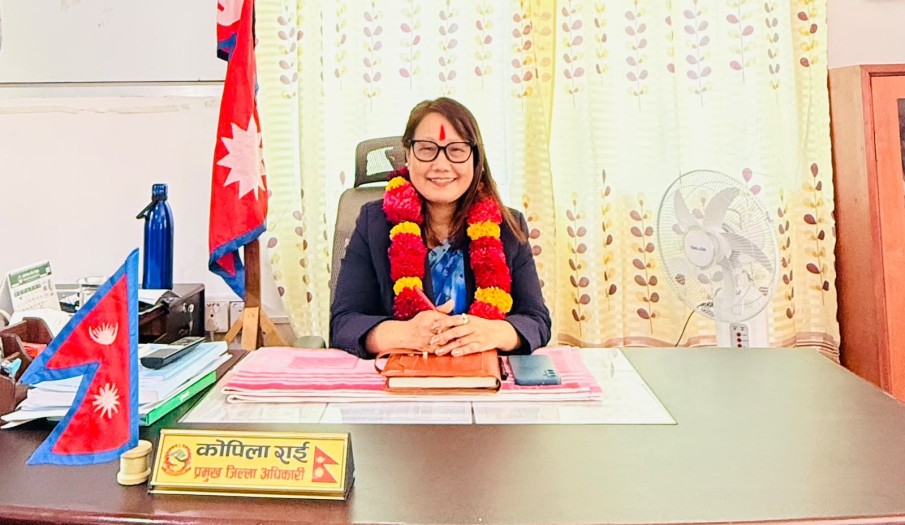 प्रमुख जिल्ला अधिकारी श्री कोपिला राईज्यूको पद बहाली