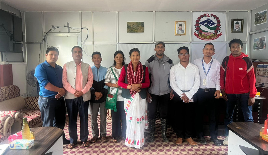 पत्रकार महासङ्घ जिल्ला शाखा रुकुम (पूर्वी भाग)का पदाधिकारीहरुसँग छलफल पश्चात
