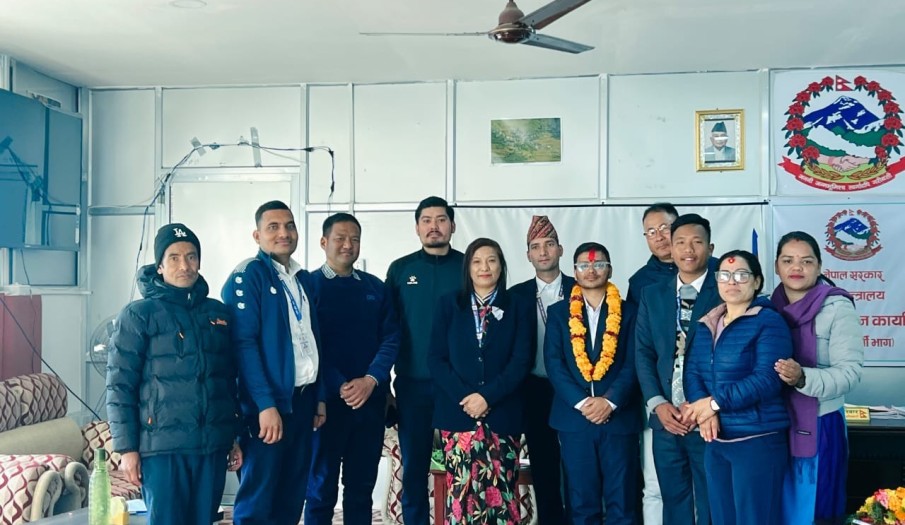 सहायक प्रमुख जिल्ला अधिकारी श्री समिर गौतम सरको स्वागत