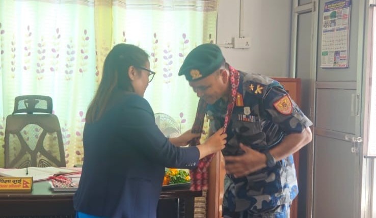 स.प्र.ना.उ. नविन बुढाथोकी सरको स्वागत