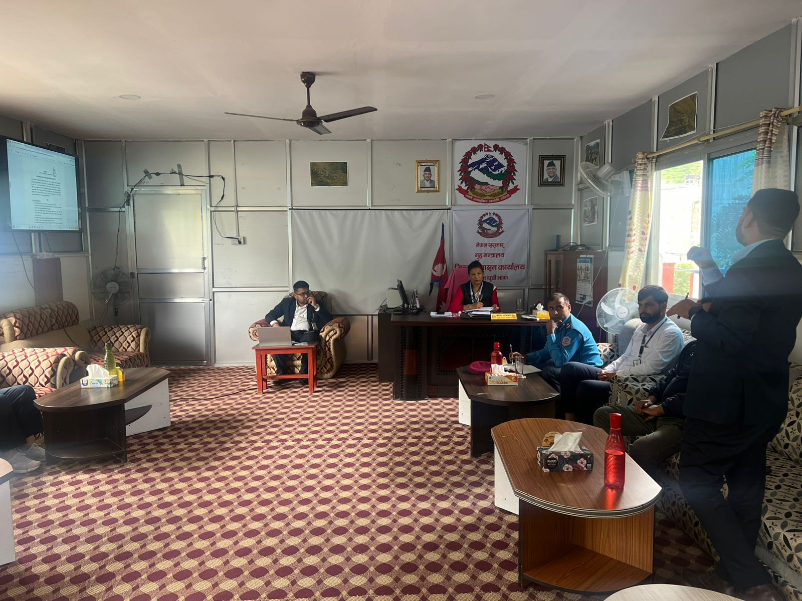 जिल्ला अस्पताल रुकुम (पूर्वी भाग) र जिल्ला प्रशासन कार्यालय रुकुम (पूर्वी भाग) बिच छलफल