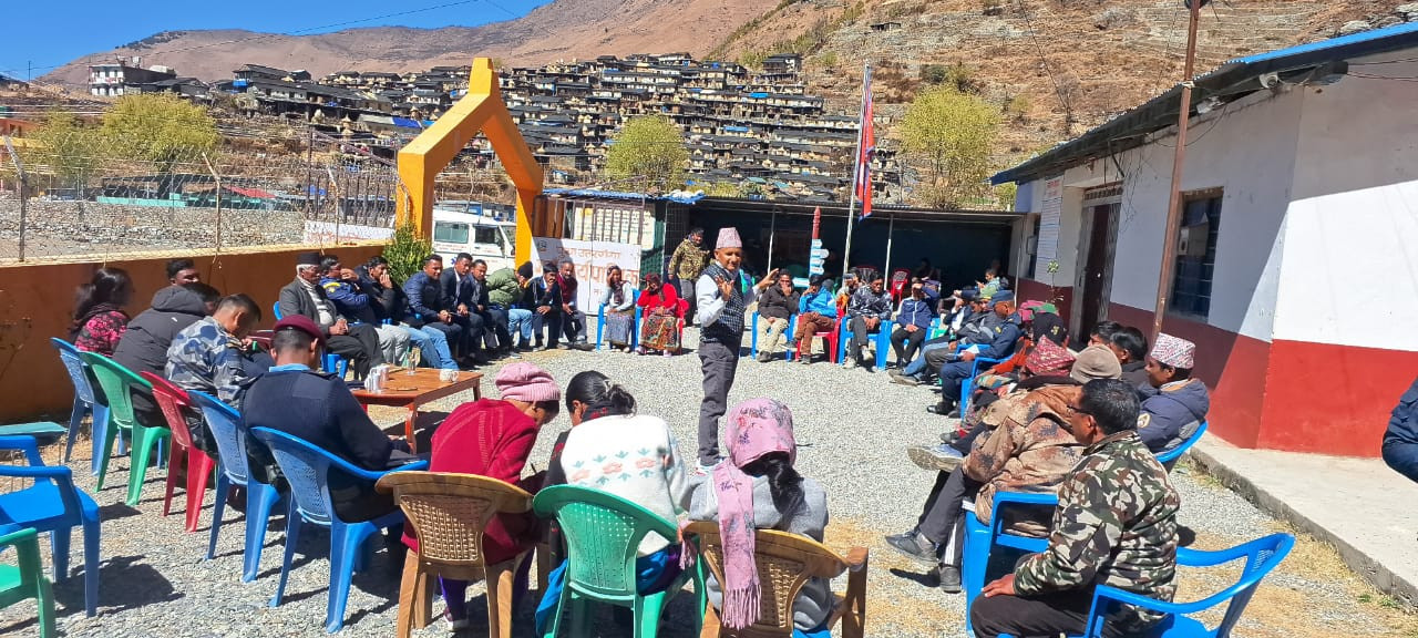 पुथा उत्तरगंगा गाउँपालिकामा लागू औषध नियन्त्रण, सुशासन र सेवा प्रवाह सम्बन्धी अभिमुखिकरण