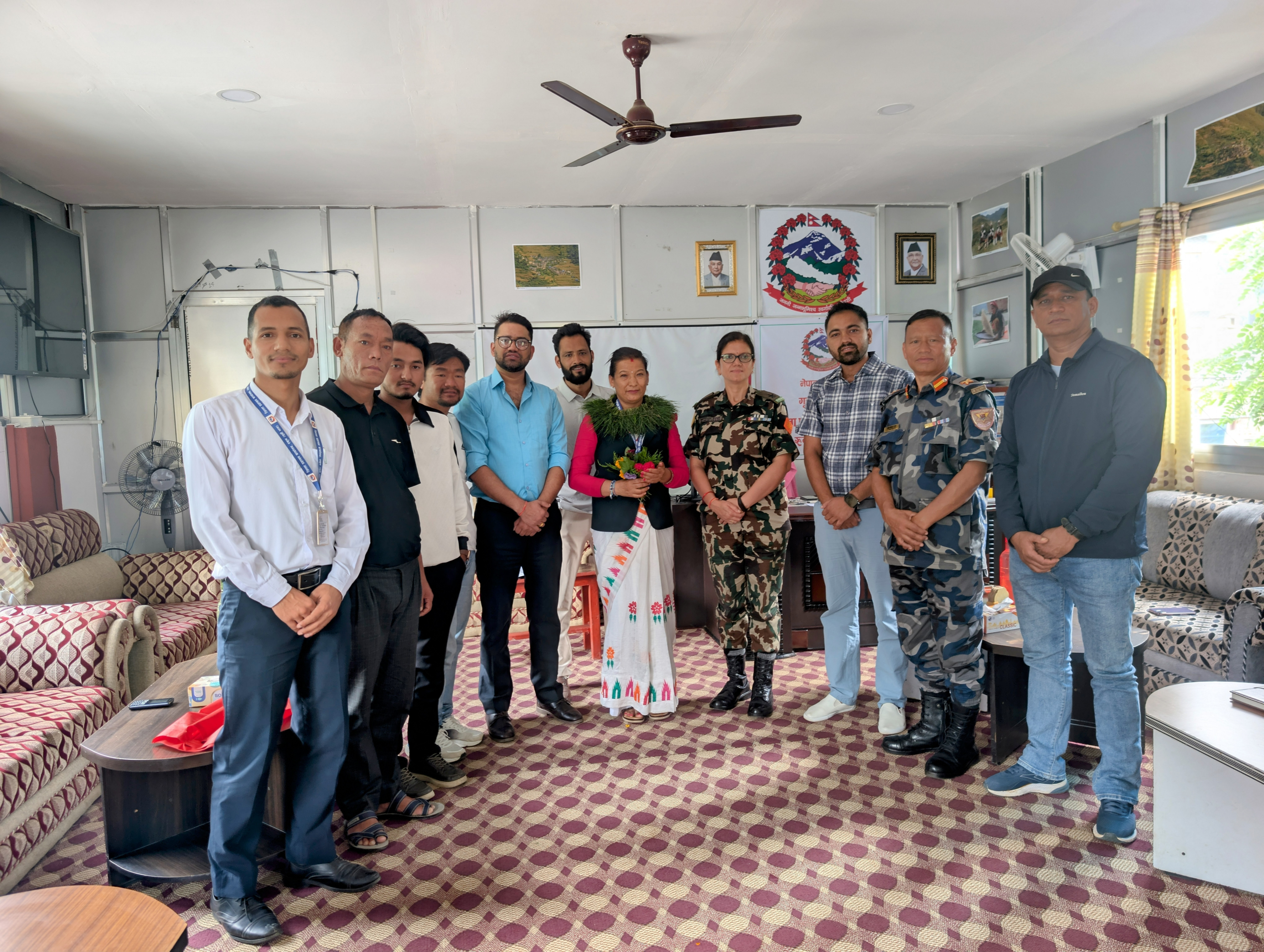 जिल्लास्थित उद्योग वाणिज्य सङ्घका पदाधिकारीहरुबिच छलफल