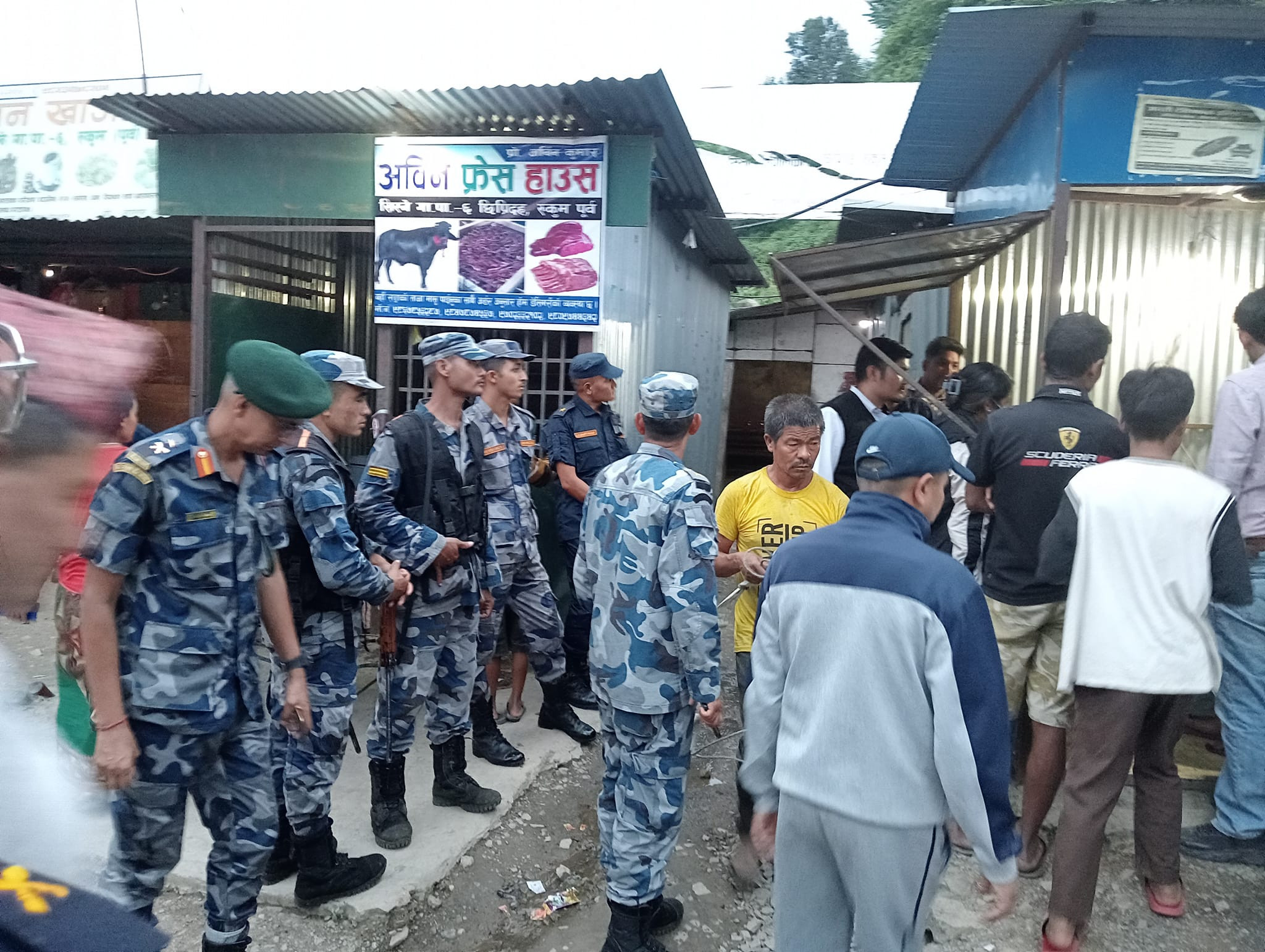 सिस्ने गा.पा.-६ मा एग्रोभेट तथा मासु पसल अनुगमन २०८०/०८/३१